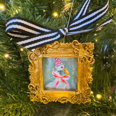 Sugarplum Christmas Ornament ~ Silly Goose
