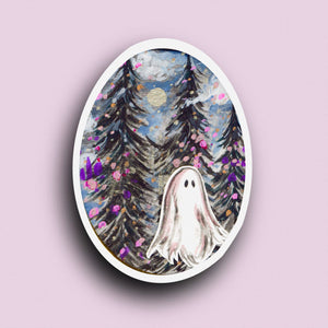 ‘Orion the Friendly Ghost’ Art Sticker