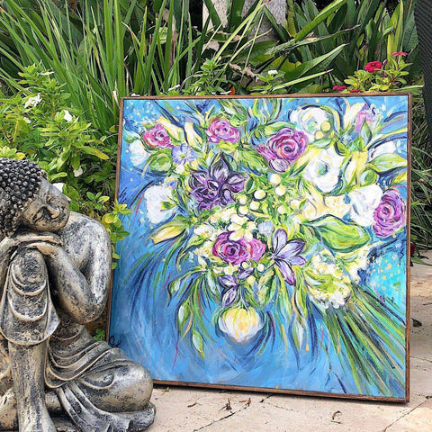 Custom Bridal Bouquet Painting