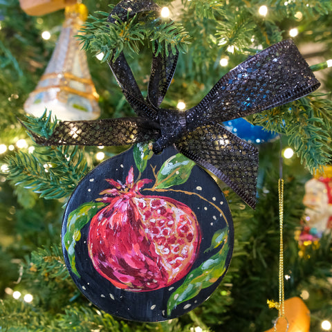 Dark Christmas Open Pomegranate