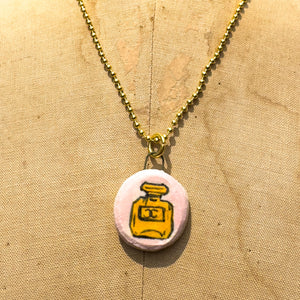 "Chanel-sh" Perfume Bottle Story Charm