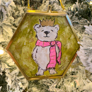 Sugarplum Christmas Ornament ~ King of the Ice Bears
