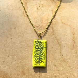 "Forest Fern" Ceramic Story Charm