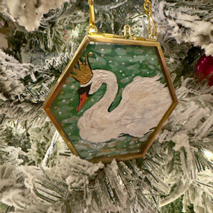 Sugarplum Christmas Ornament ~ Penelope the Swan