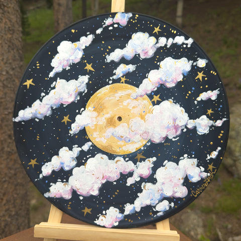 "A Marvelous Time" Folktale Troubadour Vinyl Album Fine Art Print 12"x12"