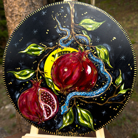 "For Persephone"Folktale Troubadour Vinyl Album Fine Art Print 12"x12"