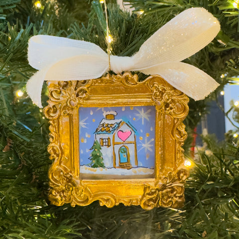 Sugarplum Christmas Ornament ~ Christmas Doll House