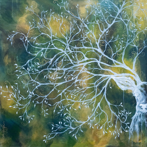 "Otherworld" Original Acrylic Painting 36"x36"