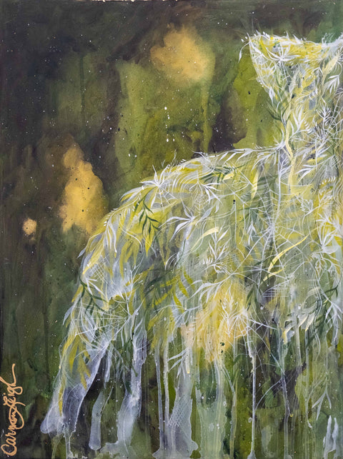 "Dryad" Original Acrylic Painting 24"x18"