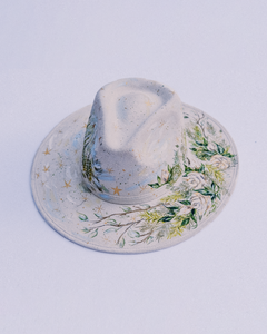 Evergreen Winter | Hand Painted Hat
